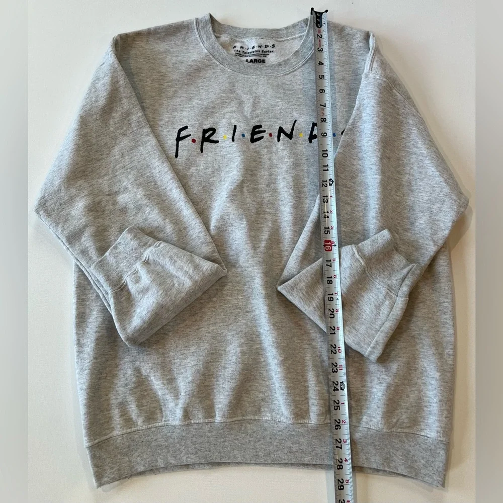 Authentic Friends Logo Crewneck Sweater Unisex Large - Picture 2 of 7